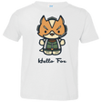 T-Shirts White / 2T Hello Fox Toddler Premium T-Shirt