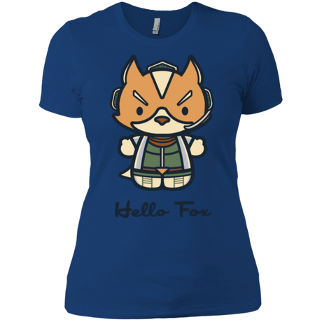 T-Shirts Royal / X-Small Hello Fox Women's Premium T-Shirt