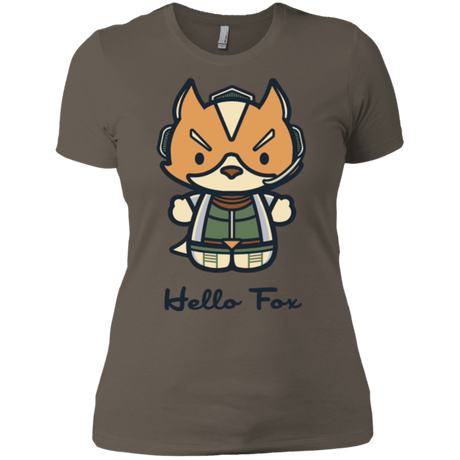 T-Shirts Warm Grey / X-Small Hello Fox Women's Premium T-Shirt