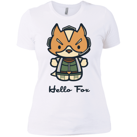 T-Shirts White / X-Small Hello Fox Women's Premium T-Shirt