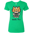 T-Shirts Envy / Small Hello Fox Women's Triblend T-Shirt