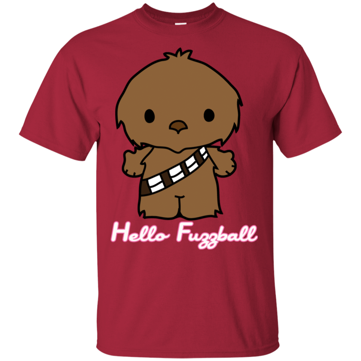 T-Shirts Cardinal / S Hello Fuzzball T-Shirt
