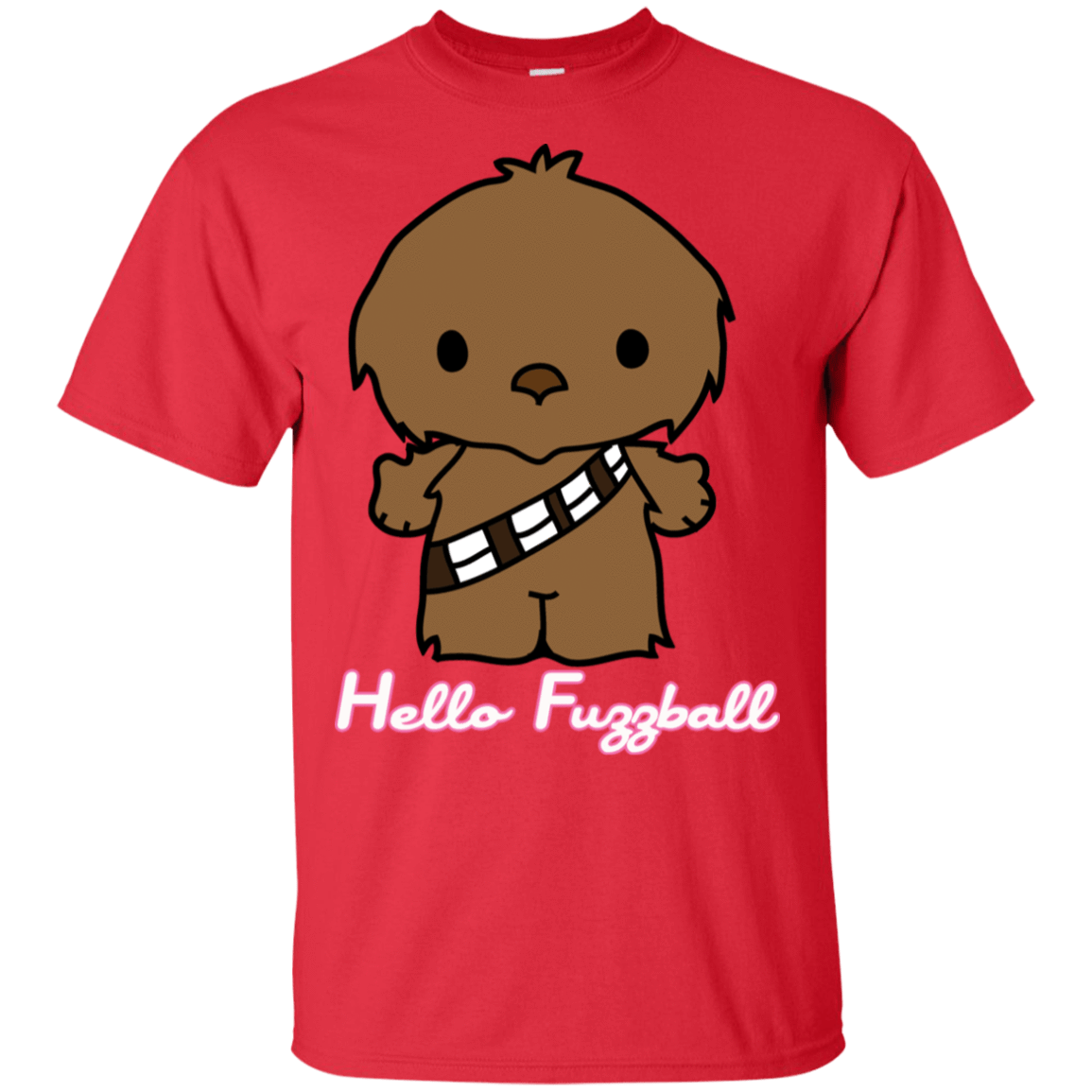T-Shirts Red / S Hello Fuzzball T-Shirt