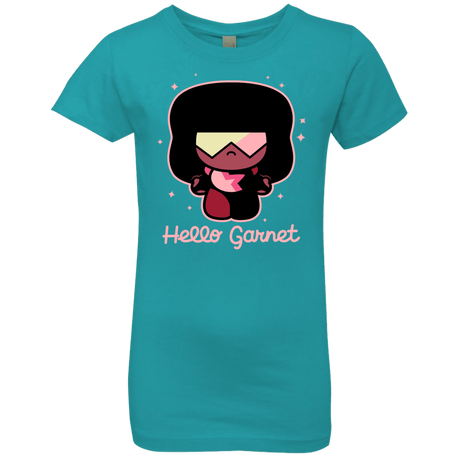 T-Shirts Tahiti Blue / YXS Hello Garnet Girls Premium T-Shirt