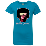 T-Shirts Turquoise / YXS Hello Garnet Girls Premium T-Shirt
