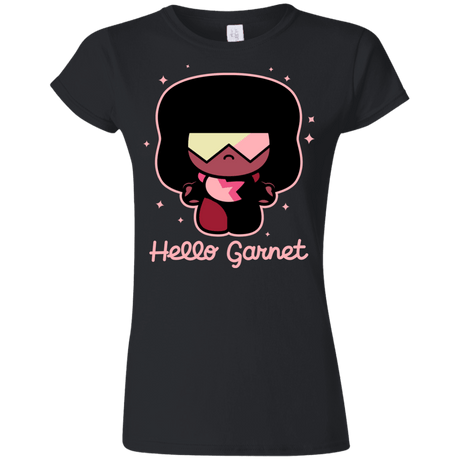 T-Shirts Black / S Hello Garnet Junior Slimmer-Fit T-Shirt