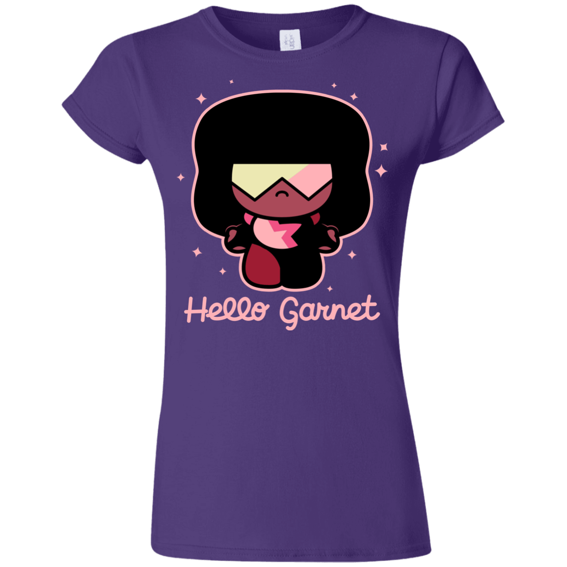 T-Shirts Purple / S Hello Garnet Junior Slimmer-Fit T-Shirt