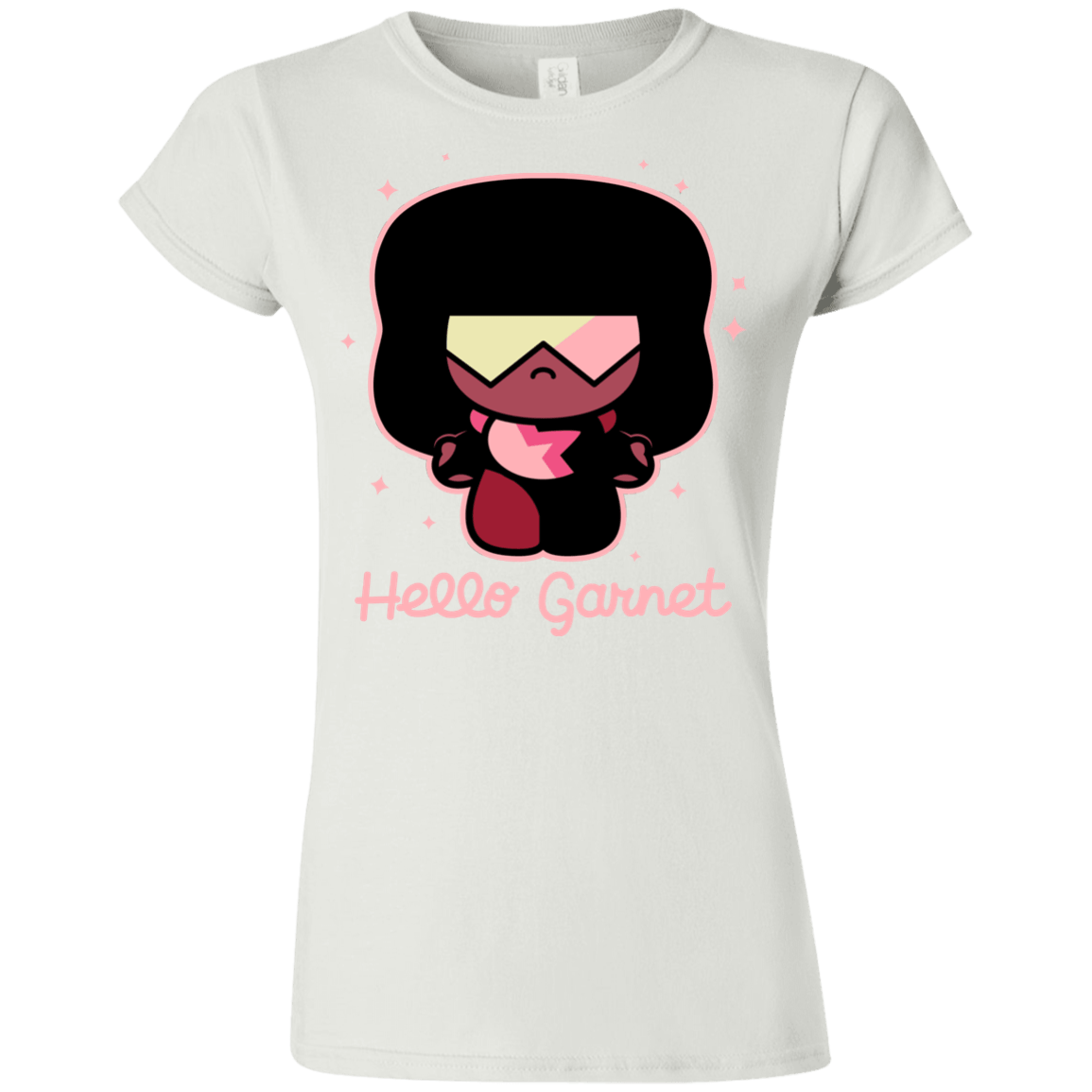 T-Shirts White / S Hello Garnet Junior Slimmer-Fit T-Shirt