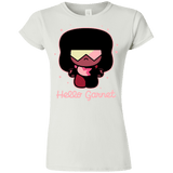 T-Shirts White / S Hello Garnet Junior Slimmer-Fit T-Shirt