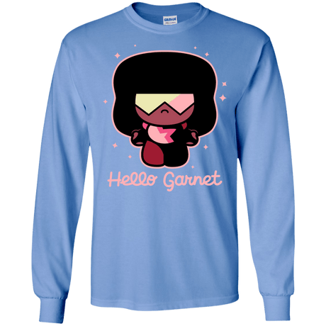 T-Shirts Carolina Blue / S Hello Garnet Men's Long Sleeve T-Shirt