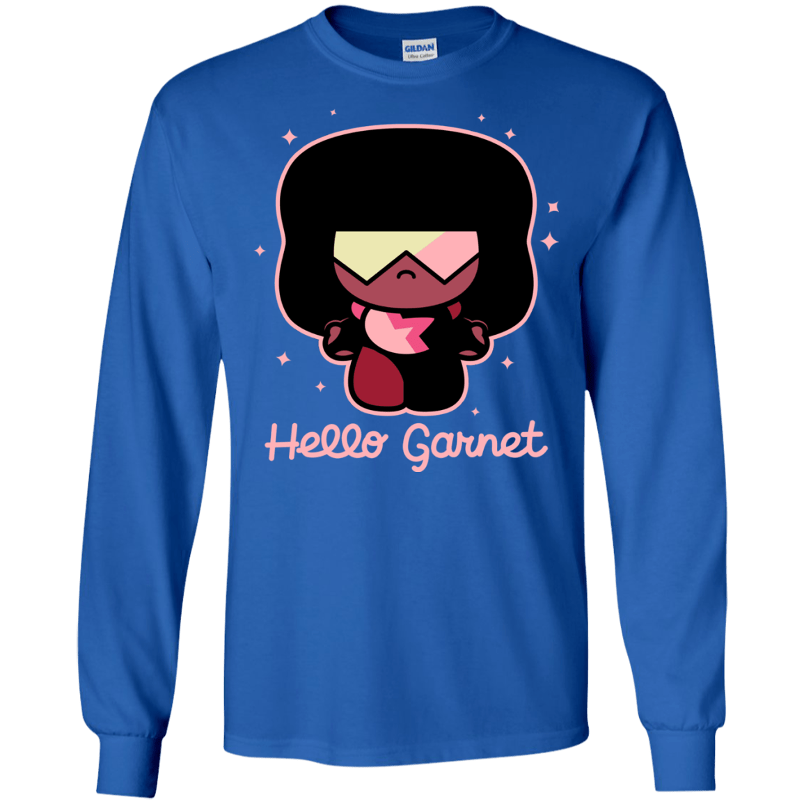 T-Shirts Royal / S Hello Garnet Men's Long Sleeve T-Shirt