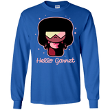 T-Shirts Royal / S Hello Garnet Men's Long Sleeve T-Shirt