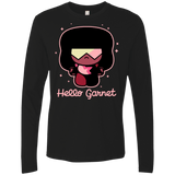 T-Shirts Black / S Hello Garnet Men's Premium Long Sleeve