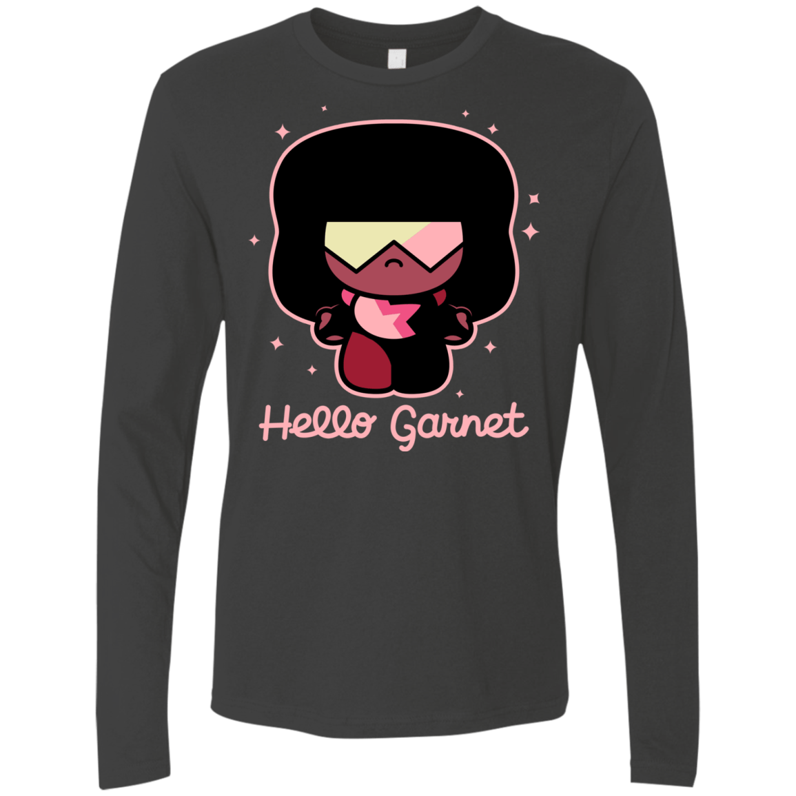 T-Shirts Heavy Metal / S Hello Garnet Men's Premium Long Sleeve