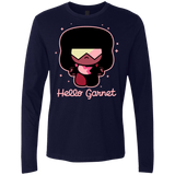 T-Shirts Midnight Navy / S Hello Garnet Men's Premium Long Sleeve