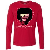T-Shirts Red / S Hello Garnet Men's Premium Long Sleeve