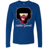 T-Shirts Royal / S Hello Garnet Men's Premium Long Sleeve