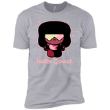 T-Shirts Heather Grey / X-Small Hello Garnet Men's Premium T-Shirt