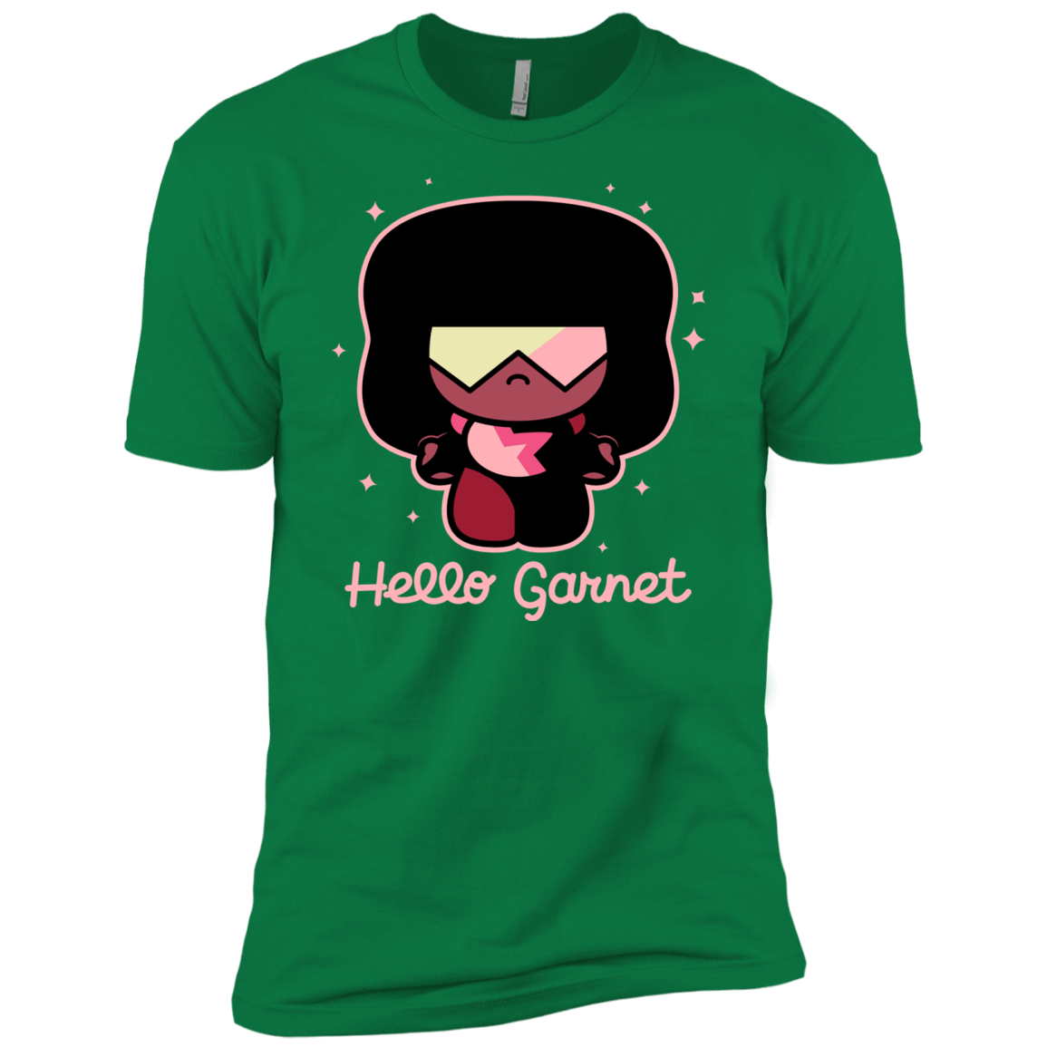 T-Shirts Kelly Green / X-Small Hello Garnet Men's Premium T-Shirt
