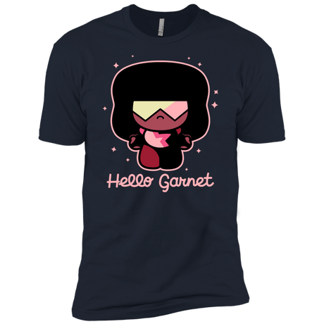 T-Shirts Midnight Navy / X-Small Hello Garnet Men's Premium T-Shirt