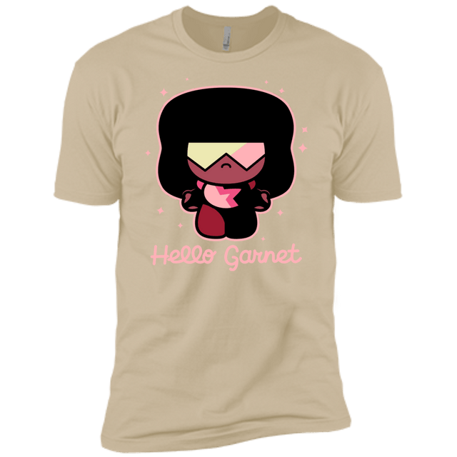 T-Shirts Sand / X-Small Hello Garnet Men's Premium T-Shirt