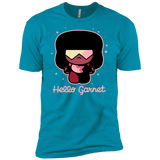 T-Shirts Turquoise / X-Small Hello Garnet Men's Premium T-Shirt