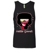 T-Shirts Black / S Hello Garnet Men's Premium Tank Top