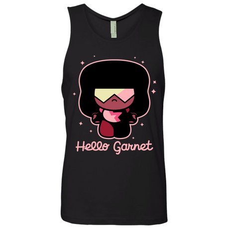 T-Shirts Black / S Hello Garnet Men's Premium Tank Top