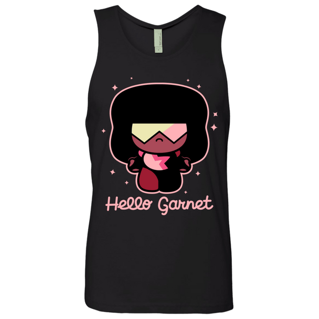 T-Shirts Black / S Hello Garnet Men's Premium Tank Top