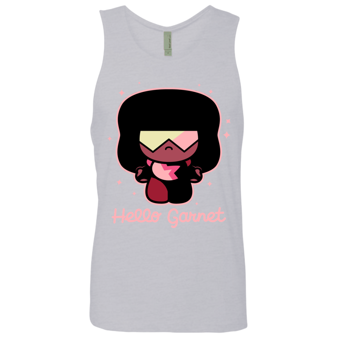 T-Shirts Heather Grey / S Hello Garnet Men's Premium Tank Top