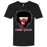 T-Shirts Black / X-Small Hello Garnet Men's Premium V-Neck
