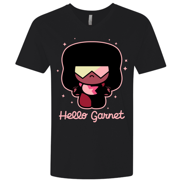 T-Shirts Black / X-Small Hello Garnet Men's Premium V-Neck