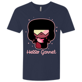 T-Shirts Midnight Navy / X-Small Hello Garnet Men's Premium V-Neck