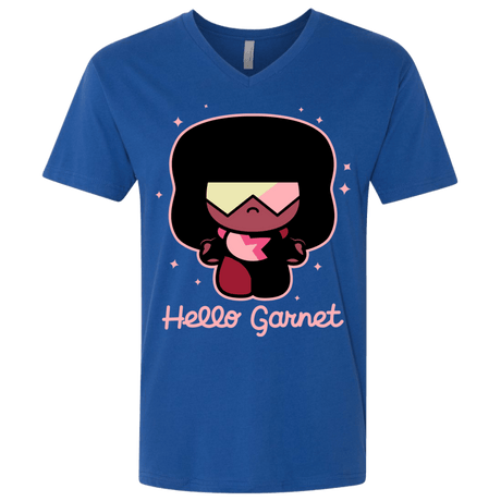 T-Shirts Royal / X-Small Hello Garnet Men's Premium V-Neck