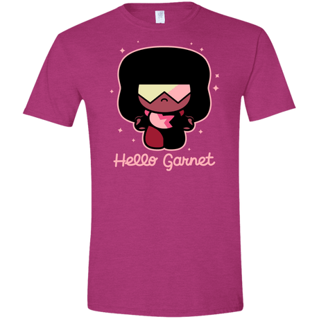 T-Shirts Antique Heliconia / S Hello Garnet Men's Semi-Fitted Softstyle