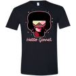 T-Shirts Black / X-Small Hello Garnet Men's Semi-Fitted Softstyle