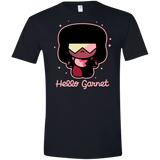 T-Shirts Black / X-Small Hello Garnet Men's Semi-Fitted Softstyle