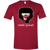 T-Shirts Cardinal Red / S Hello Garnet Men's Semi-Fitted Softstyle