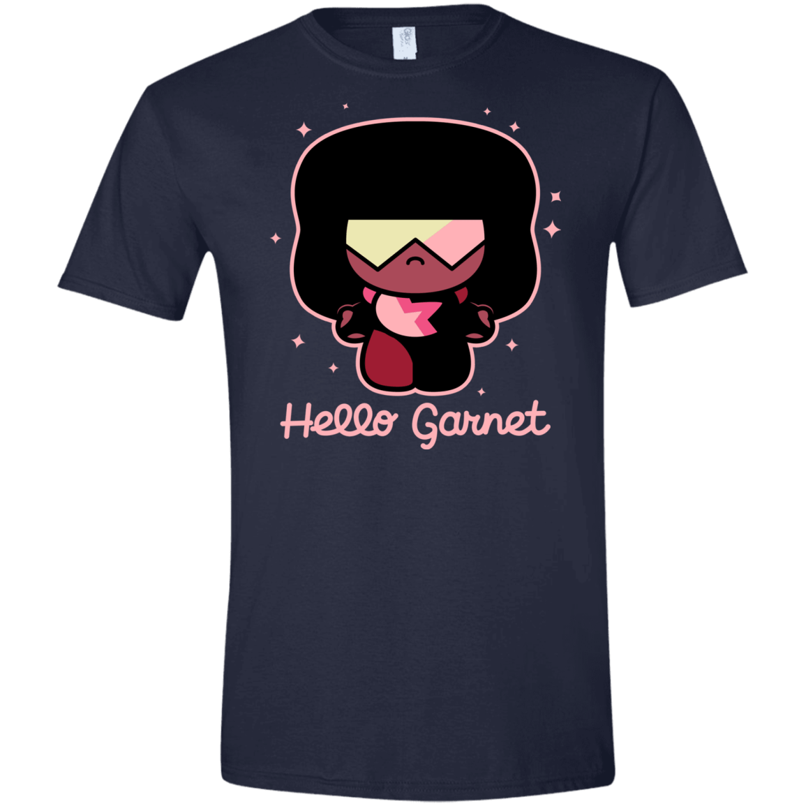 T-Shirts Navy / X-Small Hello Garnet Men's Semi-Fitted Softstyle