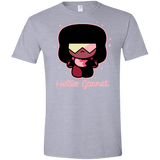 T-Shirts Sport Grey / X-Small Hello Garnet Men's Semi-Fitted Softstyle