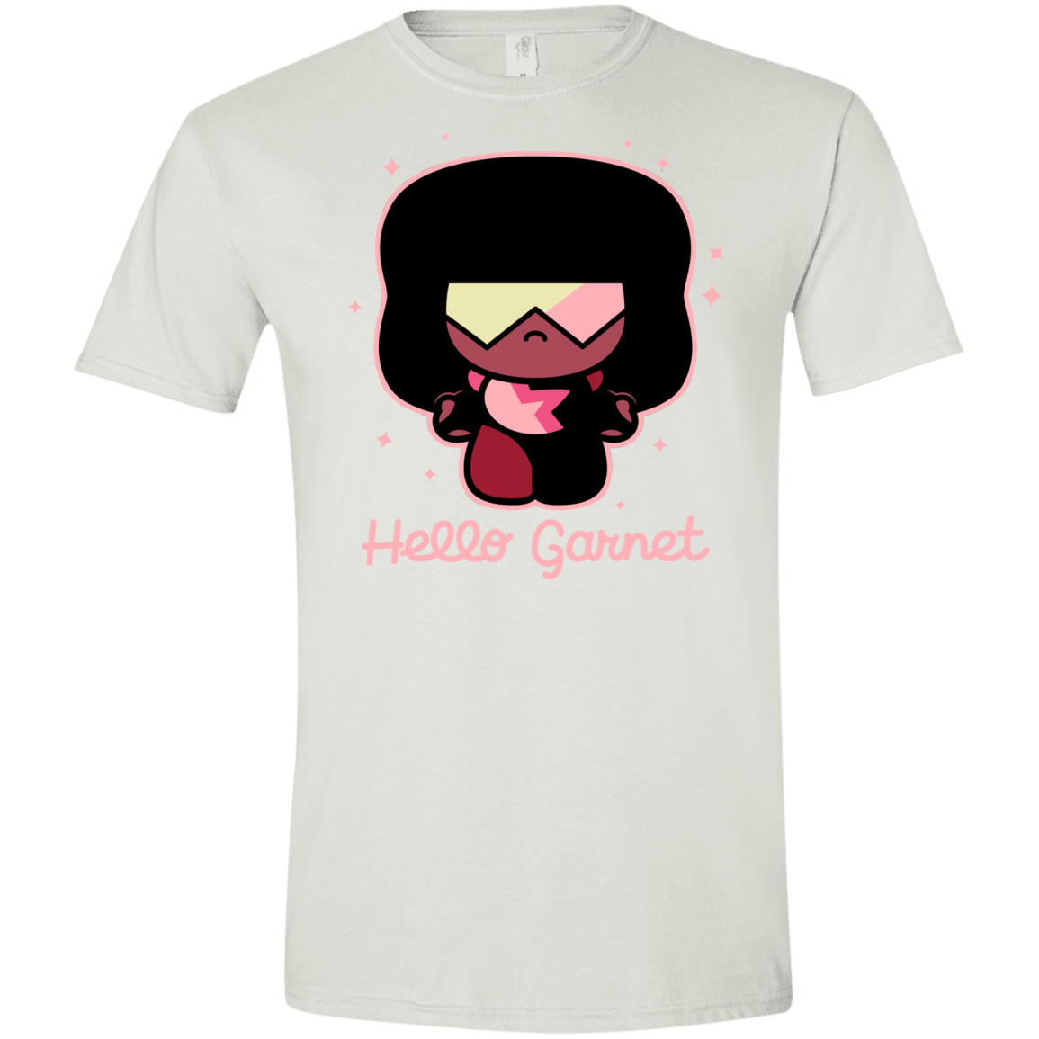 T-Shirts White / X-Small Hello Garnet Men's Semi-Fitted Softstyle