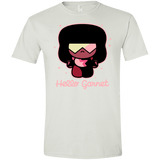T-Shirts White / X-Small Hello Garnet Men's Semi-Fitted Softstyle