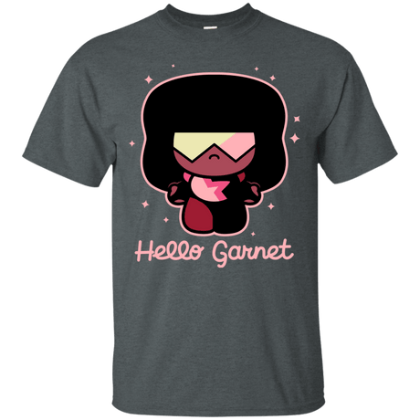 T-Shirts Dark Heather / S Hello Garnet T-Shirt