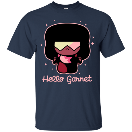 T-Shirts Navy / S Hello Garnet T-Shirt