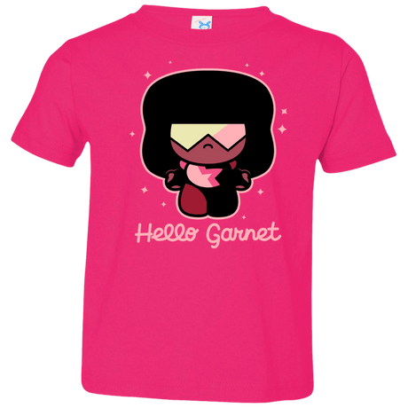 T-Shirts Hot Pink / 2T Hello Garnet Toddler Premium T-Shirt