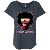 T-Shirts Vintage Navy / X-Small Hello Garnet Triblend Dolman Sleeve