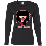 T-Shirts Black / S Hello Garnet Women's Long Sleeve T-Shirt