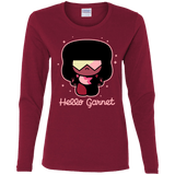 T-Shirts Cardinal / S Hello Garnet Women's Long Sleeve T-Shirt