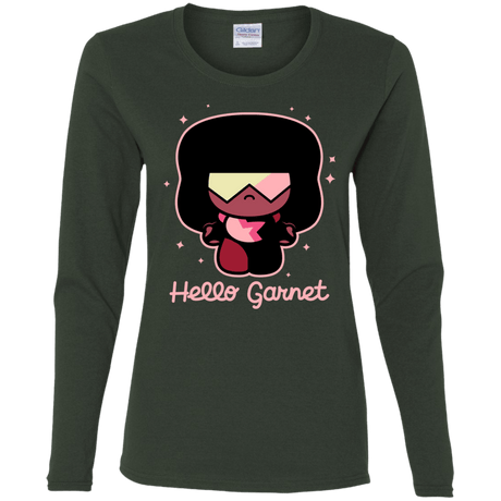 T-Shirts Forest / S Hello Garnet Women's Long Sleeve T-Shirt