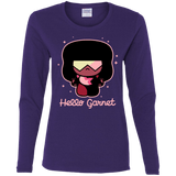 T-Shirts Purple / S Hello Garnet Women's Long Sleeve T-Shirt